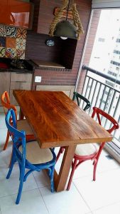 mesa madeira de demolição